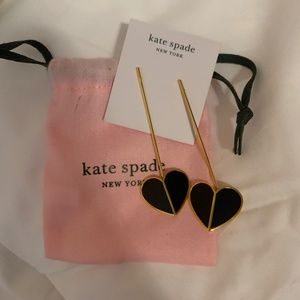 Black hearts Earrings